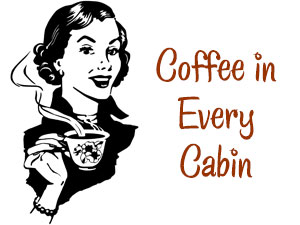 Coffee in Every Cabin at Travelers Rest Lodge